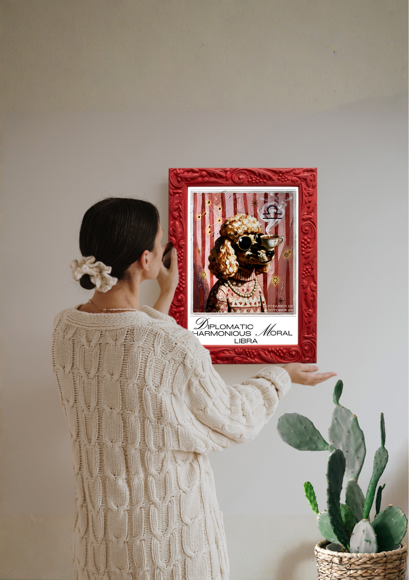 Plakat astrologiczny — wybór znaku, wnętrze i prezent | Zodii