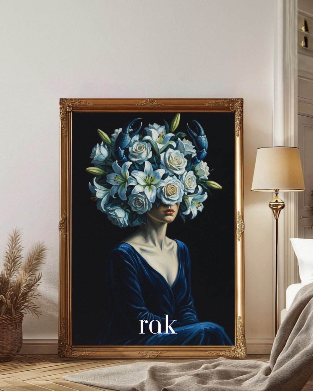 Plakat Astrologiczny Rak — Floral Mystic | Zodii