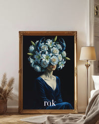 Plakat Astrologiczny Rak — Floral Mystic | Zodii