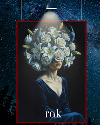 Plakat Astrologiczny Rak — Floral Mystic | Zodii