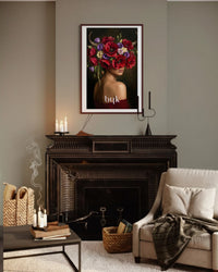Plakat Astrologiczny Byk — Floral Mystic | Zodii