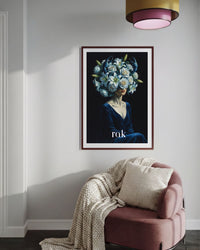 Plakat Astrologiczny Rak — Floral Mystic | Zodii