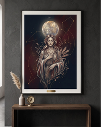 Plakat astrologiczny Panna znak zodiaku – kolekcja Modern
Mystic, druk fine art na papierze muzealnym 210g
