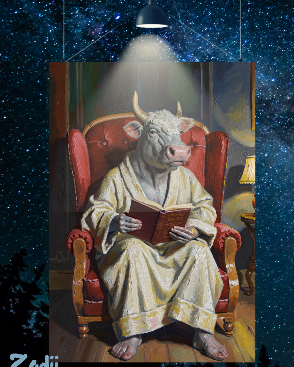 Plakat Byk – Niezawodny, Praktyczny, Cierpliwy | Taurus | Zodii