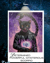 Plakat Astrologiczny Skorpion — Modern Mystic | Zodii